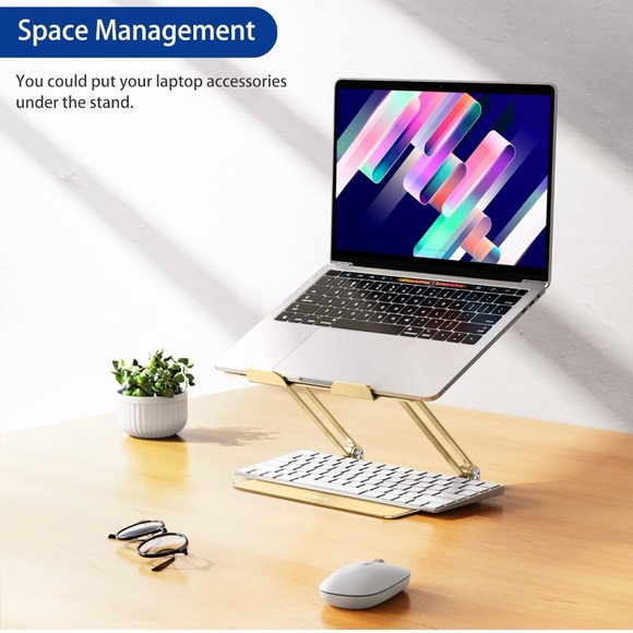 Laptop Stand in Gold - Picture 8 of 8